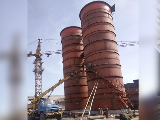河南某制藥廠IC厭氧反應器工程